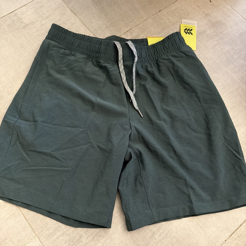All In Motion Soft Stretch Training Shorts, unlined,  8" in inseam,  Size Small